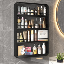 Toilet shelf Wall Wall Wall bathroom cosmetics wash table niche multi-layer storage cabinet shelf free of punching