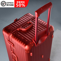 Luggage large capacity large capacity 32 inch strong and durable thick suitcase female suitcase universal wheel