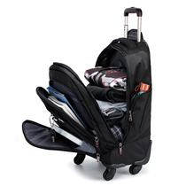 Swiss Army knife trolley bag male business large capacity boarding box wheel children student tie rod schoolbag shoulder backpack