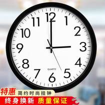 Sound clock hanging living room home decoration still clock time watch Wall modern light static luxury simple electronic stone clock