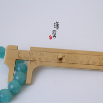 Wenplay tool diy all copper mini vernier caliper wenplay caliper measuring jewelry Jade walnut Diamond Diamond Bodhi