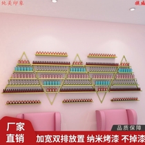 Nail Polish shelf iron nail art shelf nail nail glue shelf Wall Wall cosmetics store display rack