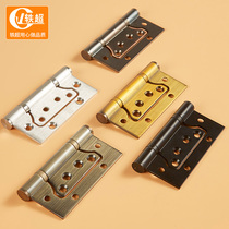 Anecdote black 4-inch primary-secondary hinge door hinge stainless steel house door hinge wood door primary-secondary hinge single sheet