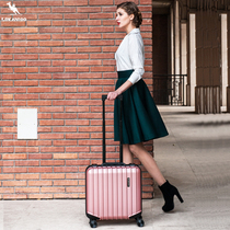 Road Carney kangaroo trolley female 18.16 million to the wheel suitcase male luggage light aluminum frame small boarding box 20