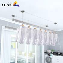 Love for Eyes Lift Clothes Rocking Double Pole Style Clotheshorse clotheshorse Quilt Rack Indoor Balcony Lift Cool Hanger LEYE