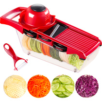 Kitchen potato shred shredder artifact cutting artifact Planer multifunctional vegetable cutter household shredder household shredder