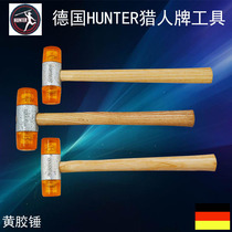 German HUNTER-mounted hammer 22-60mm white yellow nylon rubber hammer wooden handle nylon hammer