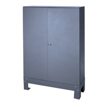 Durham 365-95 Gray Cold Rolled Steel Hinged Door Se