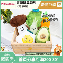 petinn Pet rember fruit and vegetable series Pet toys medium and small dog resistant to bite and relief noise toys