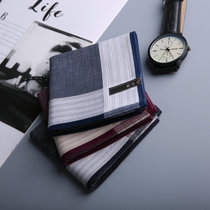 Wakuji Chihiro cotton handkerchief mens handkerchief square towel suction sweat retro small handkerchief with cotton soft