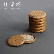 Bamboo Zen trace) Puer tea storage box bamboo tea cake box tea jar seven cake box sealed packaging tea box