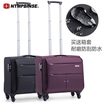 Swiss Army knife business boarding case 16 trolley case female 18 inch male suitcase Oxford cloth suitcase small and light