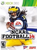 XBOX360 Game CD American College Football 14 (buy 5 and ship with 6 SF)