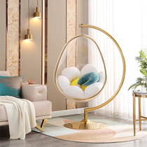 Net red glass ball hanging chair transparent bubble chair indoor balcony basket Nordic Space Chair home outdoor swing