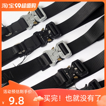 Spot original 1017 ALYX belt 9SM male and female couples versatile tactical functional metal buckle canvas strap