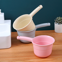 Macaron scoop with water spoon kitchen water ladylike household thickened plastic creative sharp mouth water rafting ladle water scoop water scoop