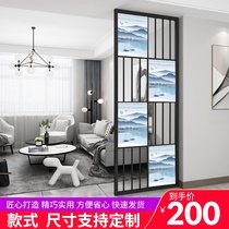 Screen partition living room household hot pot restaurant private room card holder modern simple office net red decoration customization