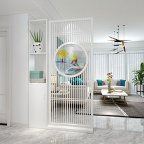 Nordic solid wood screen partition living room entrance barrier barrier cabinet small apartment storage Cabinet sideboard