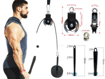 DIY homemade big asuka trainer modified multi-function fitness equipment accessories Pulley wire rope weight bearing tube