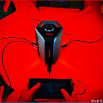 Bull Electric Race Game Charging Treasure Super New Pint 30 thousand MAh Mobile Power Supply 18W Quick Charge Android Apple Generic