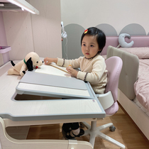 iloom imported childrens learning table and chair bookcase accessories LED telescopic eye protection lamp storage table pad pen holder bookshelf