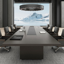 Conference table large long table high-end staff training table meeting guests negotiating tables and chairs simple modern office furniture