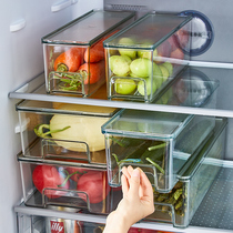 Refrigerator storage box Kitchen fresh artifact food noodles Food grade transparent plastic storage and finishing frozen vegetables