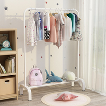 Drying rack simple floor single pole folding bedroom indoor clothes hanger household balcony drying rack