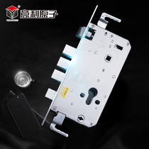 Anti-theft door lock body anti-lock Earth lock large door lock lock body universal single-live double-fast