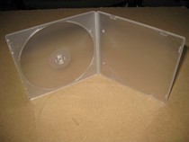 Ultra-thin DVD CASE PP BOX can be inserted cover single-disc ultrathin PP BOX CD cartridge jia hou kuan