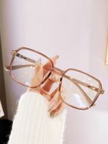 Japanese Cosp Kosp ultra-light net red round face glasses women's anti-blue plain light thin eye protection flat glasses