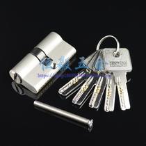55 large gourd 70 all copper single double unlock bile core glass floor lock 80 office fire door gold black lock core