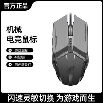 Wired Mouse Game e-sports Computer eating chicken macro mouse usb notebook desktop game dedicated dota cross fire wire cf home office lol Internet cafe mechanical aggravation photoelectric wired mouse