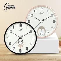 Combus 12 inch Nordic simple living room wall clock creative clock bedroom silent home decoration quartz clock