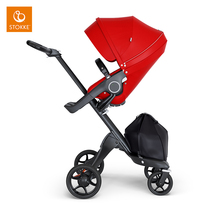 Zhao Youting The same Stokke Xplory V6 black frame high landscape baby stroller four-wheeled stroller