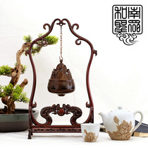 Home incense tea ceremony ornaments gifts back flow Boshan hanging stove antique pure copper aromatherapy sandalwood incense pan incense hanging stove