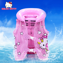 Hello Kitty Childrens Swimming Vest Princess Baby Play Toy Non Life Jacket Girls Toddler Swimming Ring