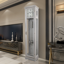 TQJ living room modern simple Nordic wind floor clock light luxury villa machinery Germany Hemler big seat Bell