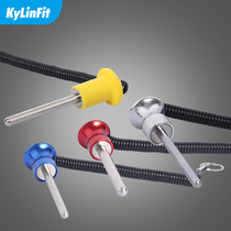 Fitness equipment accessories Gym equipment with wire Magnetic latch plug pin counterweight plug pin Pull pin Big yellow head pin