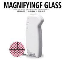 MG10081-2A Portable microscope identification magnifying glass with reading 40 times to 100 times magnification with scale
