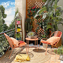 Ayre Rattan Chair Three Sets Balcony Small Creative Net Red Outdoor Patio Casual Tea Table And Chairs Combined Balcony Special