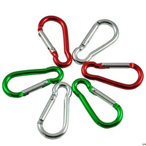 10 climbing fast hanging stainless steel spring buttoning up with insurance buckle key button Climbing Buckle