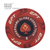2019 New spot Texas Holdem chips no face value ceramic chips coins sports peach heart exclusive square chips chips