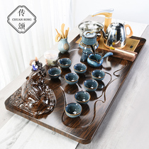 Complete office kung fu tea set full automatic tea tray three-dimensional brave evil tea tray