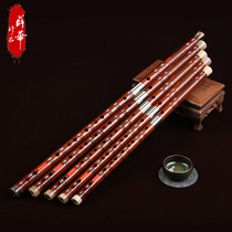 Xue Hua hand-set flute double-inserted two-section playing set of flute flute bitter bamboo flute professional grade learning flute