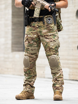 MC dark night fall outdoor leisure workers pants of the Trouser domestic elastic pane fabric trousers
