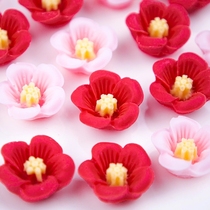 Net red cherry blossom edible chocolate plate decorated with flower arrangement decoration dish dish dish cold dish embellishment