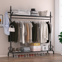 Coatrack Floor Bedroom Hangers Home Light Luxury Weaving Clothes rack Simple Modern Multifunctional Clothes Shelf