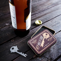 Wild Wolf Gentlemens Hardware multifunctional keychain Tool opener portable pendant