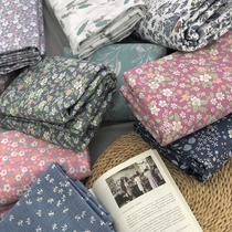 Small floral bed sheet quilt cover 100% pure cotton twill reactive printing single quilt cover single double net red ins student